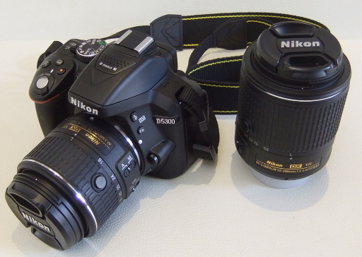 Nikon D5300 with Nikkor AF-S DX 18-55mm VR II and Nikkor AF-S DX 55-200mm VR II lenses