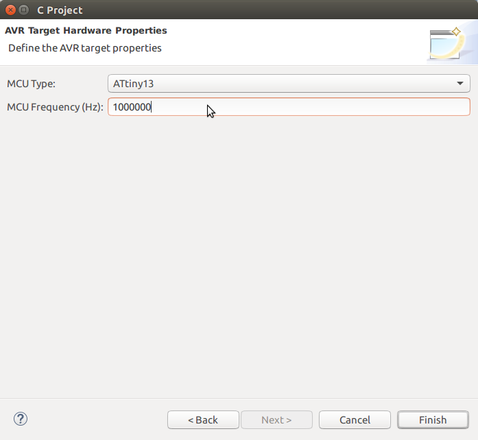 Choose target hardware