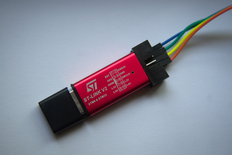 ST-Link V2 for programming STM8 and STM32 microcontrollers